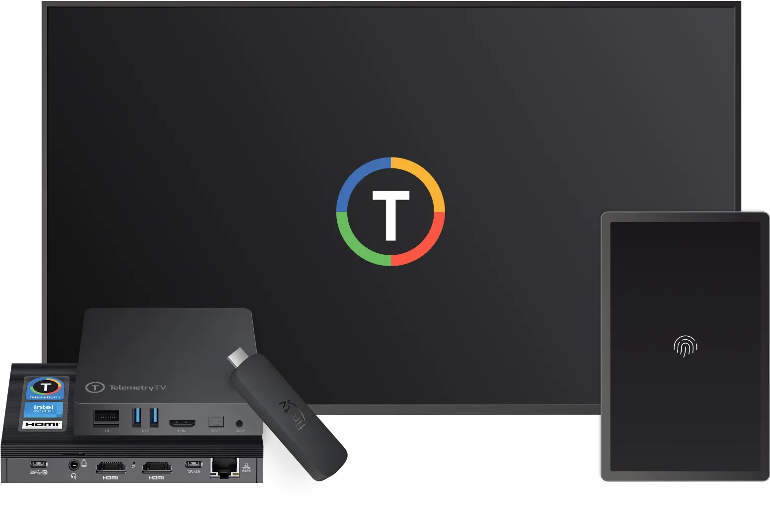 TelemetryTV Box OS and Android digital signage players